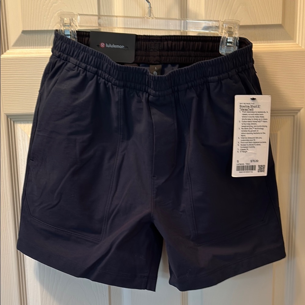 Lululemon Navy 5” Bowline Shorts